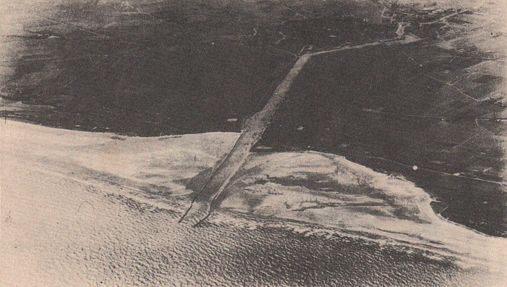 Gravelines, mouth of the River Aa, Nord. Admiralty intelligence photo 1943